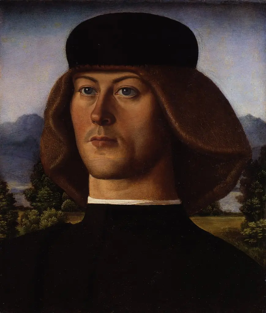 Portrait of a Young Man, by Lattanzio da Rimini