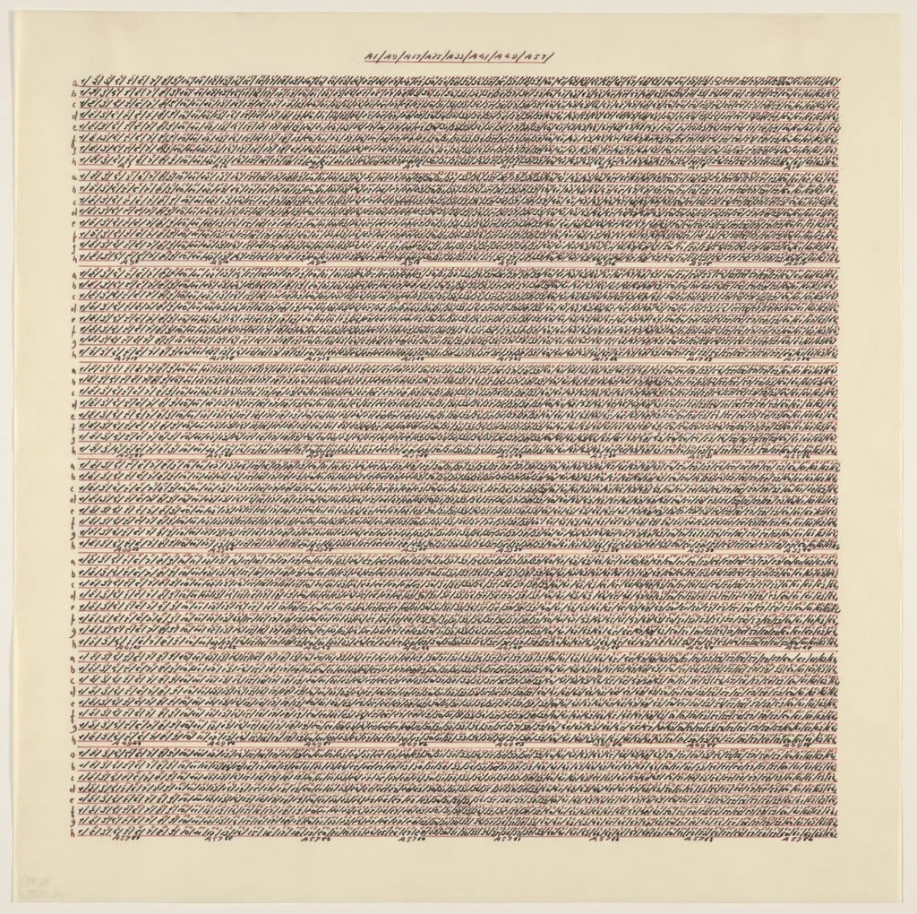 Untitled, by Laura Grisi, ink, 1978