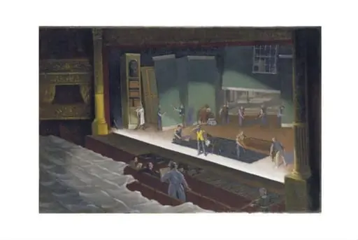 John Clements Conducting a Rehearsal of 'Pygmalion' by George Bernard Shaw, by Laurence Irving