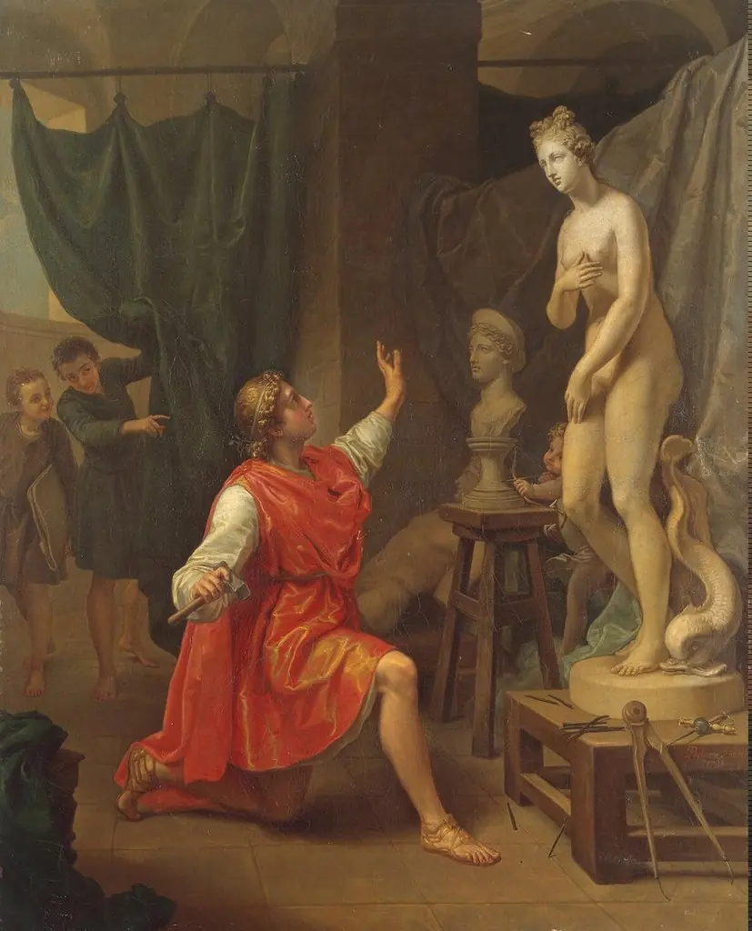 Pygmalion and Galatea, by Laurent Pêcheux