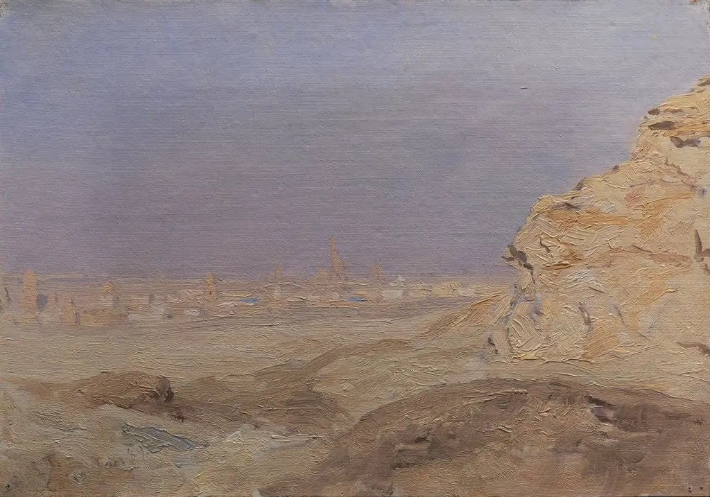 A View Of Cairo, by Laurits Tuxen