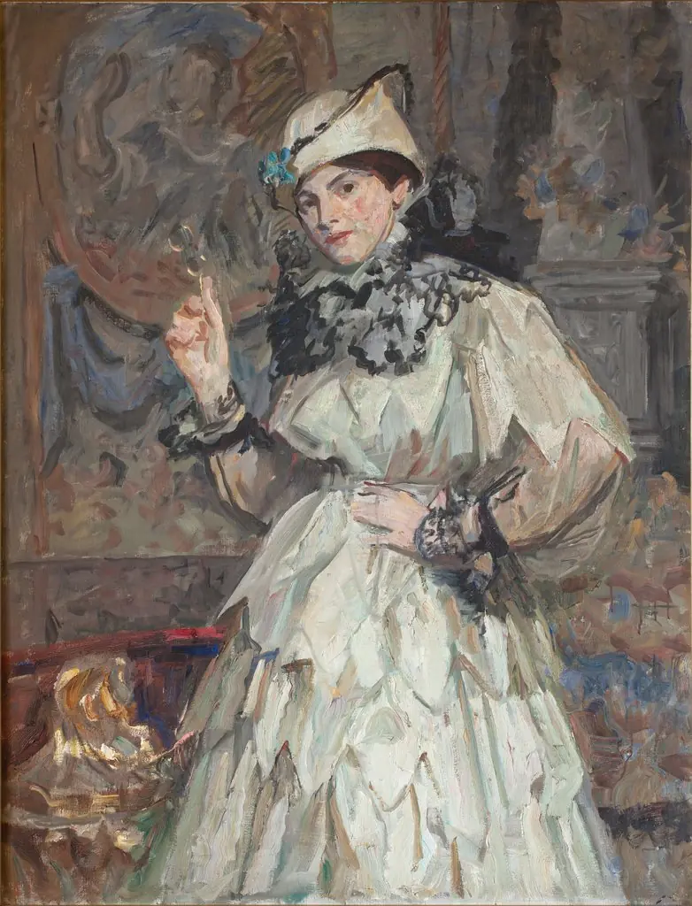 The Artist’s Daughter in Fancy Dress, by Laurits Tuxen