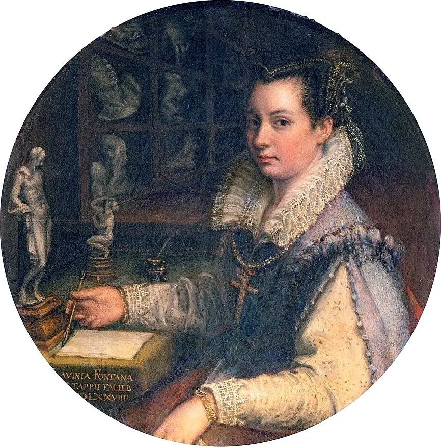 Self-portrait, by Lavinia Fontana