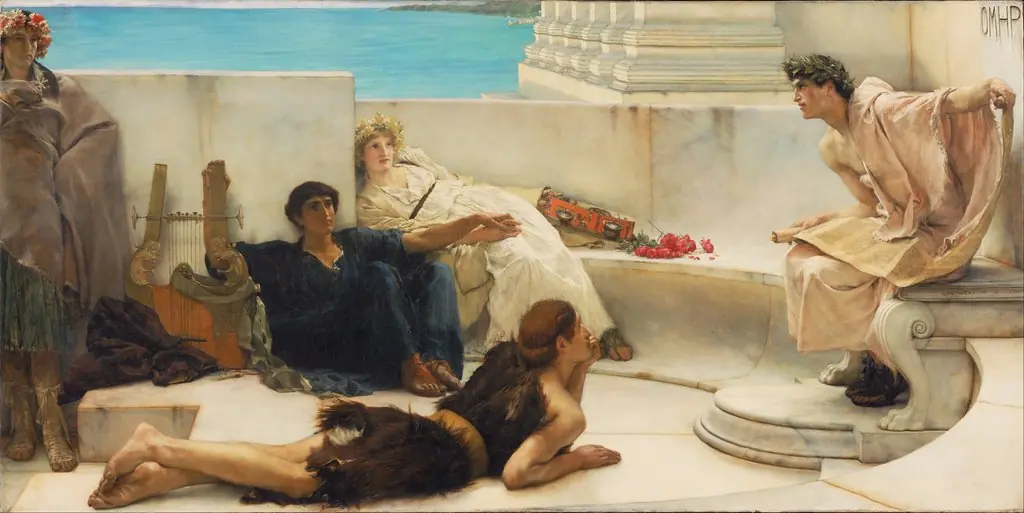 A Reading from Homer, by Lawrence Alma-Tadema
