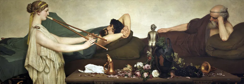 Pompeian Scene, by Lawrence Alma-Tadema, oil, 1868
