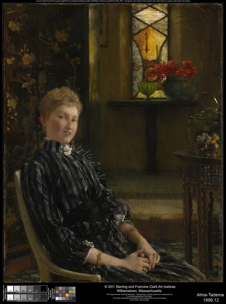 Portrait of Mrs. Ralph Sneyd (Mary Ellis Sneyd), by Lawrence Alma-Tadema