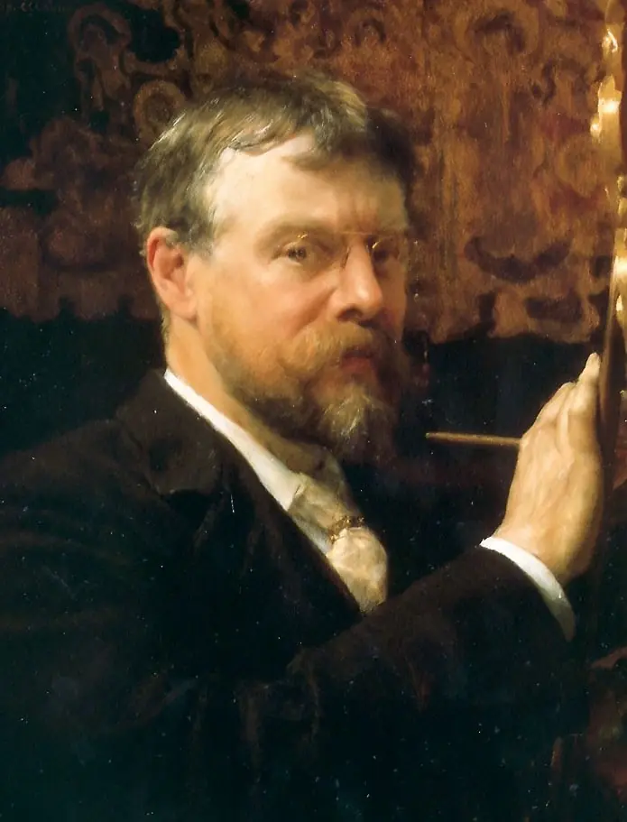 Self-portrait, by Lawrence Alma-Tadema