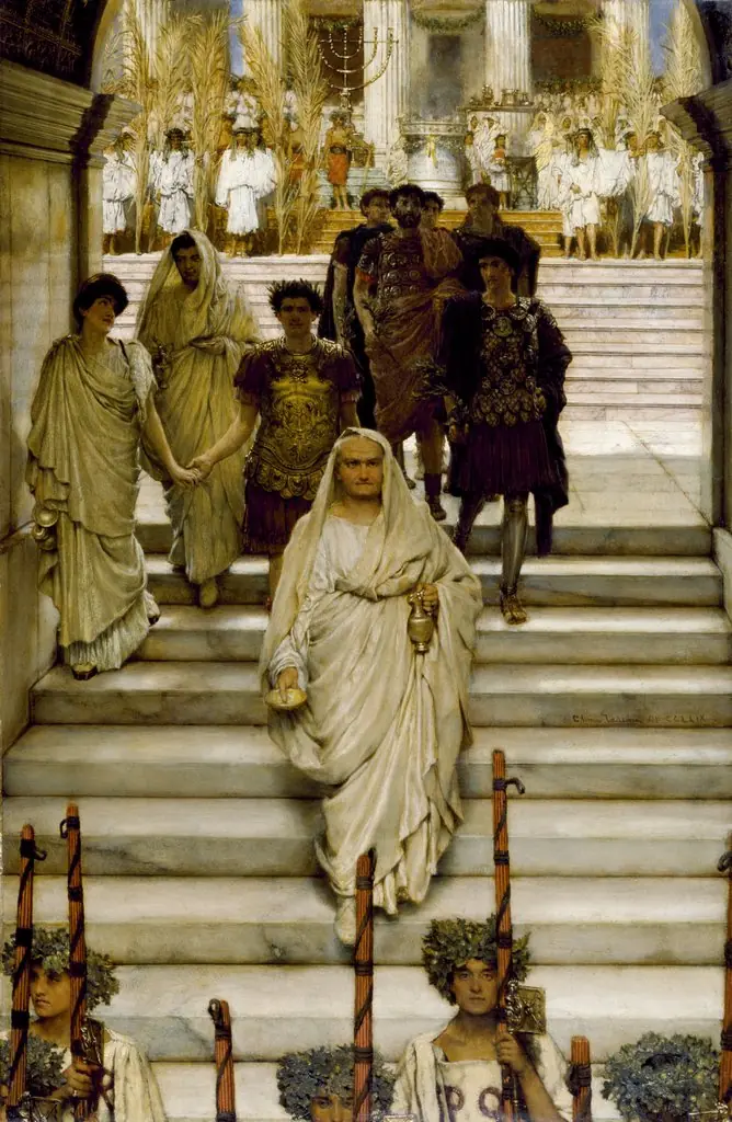 The Triumph of Titus: The Flavians, by Lawrence Alma-Tadema
