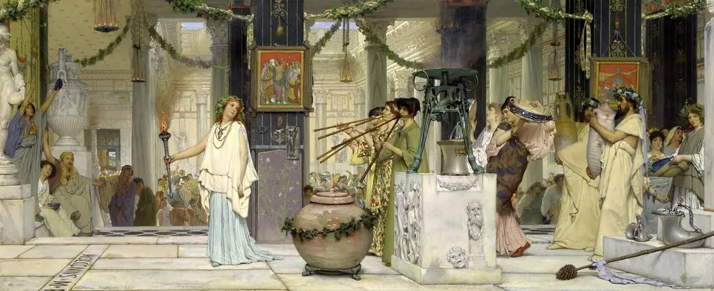 The vintage festival, by Lawrence Alma-Tadema