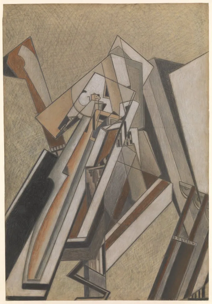 Untitled, by Lawrence Atkinson, pastel, 1914