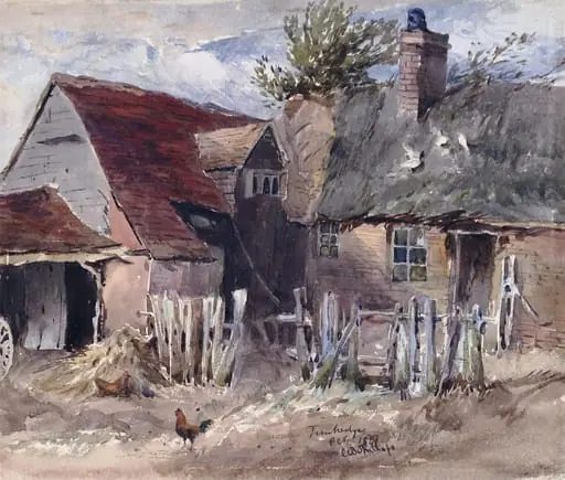 Cottage at Tonbridge, by Lawrence Barnett Phillips