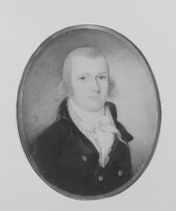 Edward C. Cunningham, by Lawrence Sully, watercolor, 1800