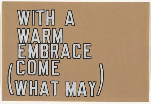 Untitled, by Lawrence Weiner