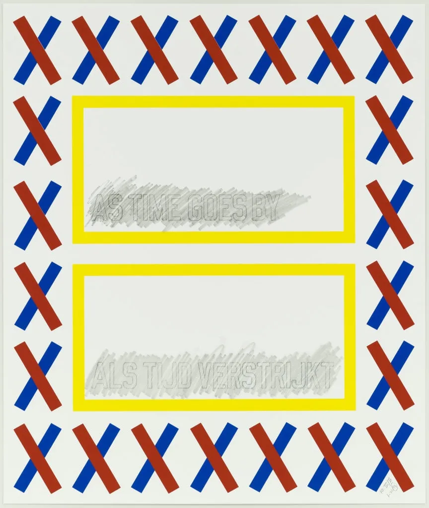 Untitled, by Lawrence Weiner, graphite, 1993