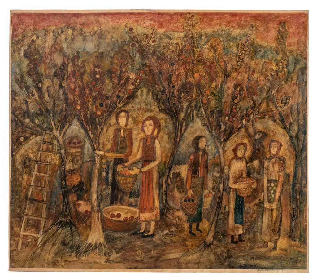 Cules de fructe, by Lazăr Maria