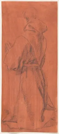 A Kneeling Friar in Prayer, by Lazzaro Tavarone