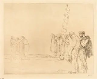 Le calvaire (2e planche) (Calvary) (second plate)