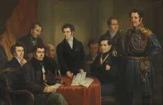 Le gouvernement provisoire de la Belgique en 1830, by Charles Picqué