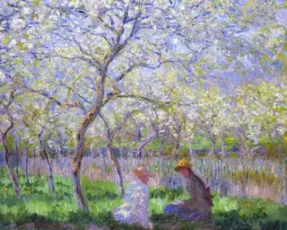 Le Printemps, by Claude Monet