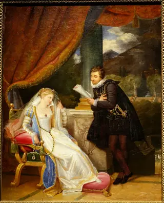 Le Tasse lisant à la princesse Éléonore un épisode de « La Jérusalem délivrée »