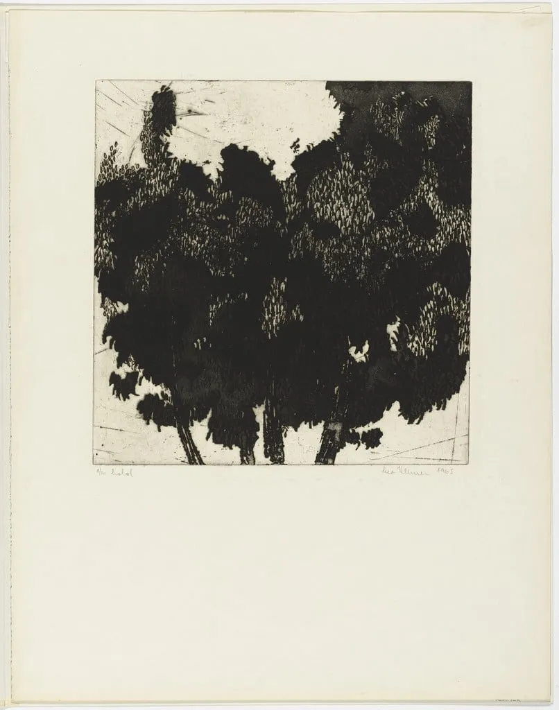 Untitled, by Lea Kleiner, ink, 1965