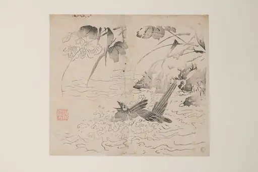 明   十竹齋書畫譜   四開|Leaf from the Ten Bamboo Studio Manual of Painting and Calligraphy, 1633
