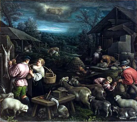 April, by Leandro Bassano