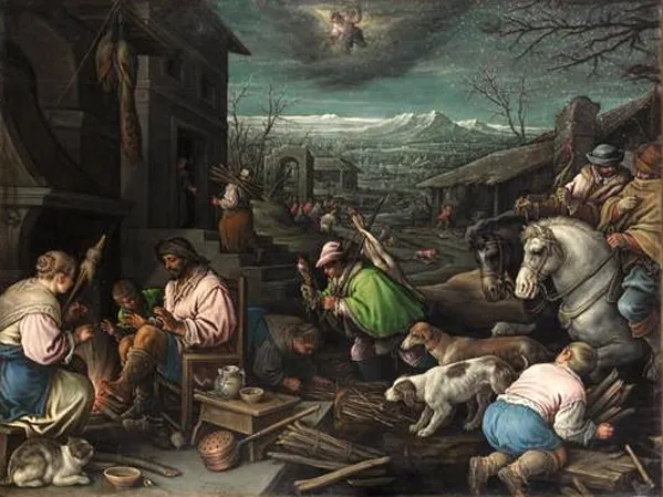 January, by Leandro Bassano, unspecified, 1596