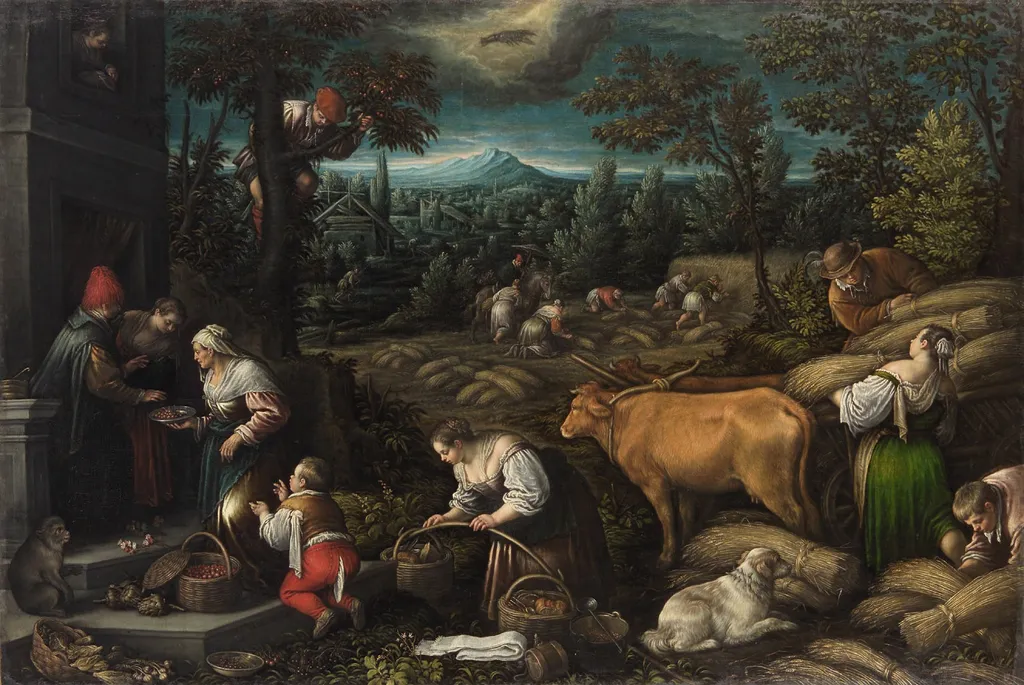Juni, by Leandro Bassano, unspecified, 1599
