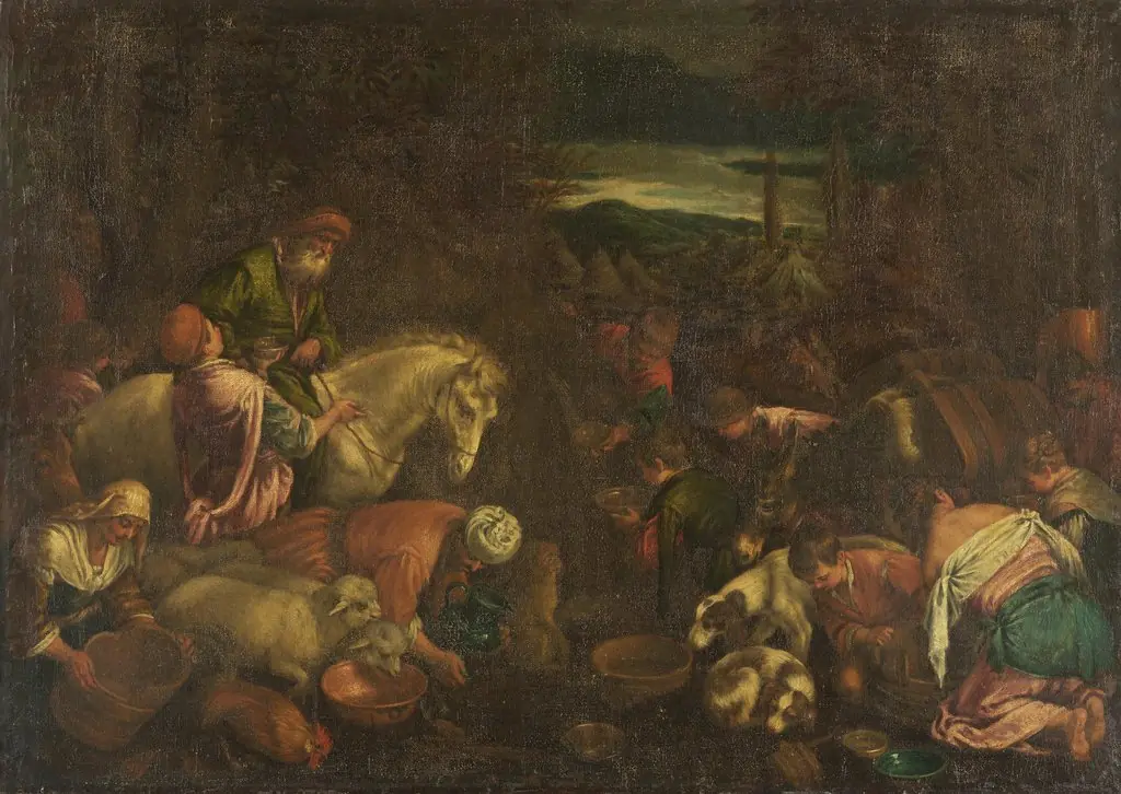 Mises Striking the Rock, by Leandro Bassano