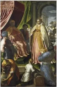 The Visit of the Queen of Sheba to Solomon, by Leandro Bassano