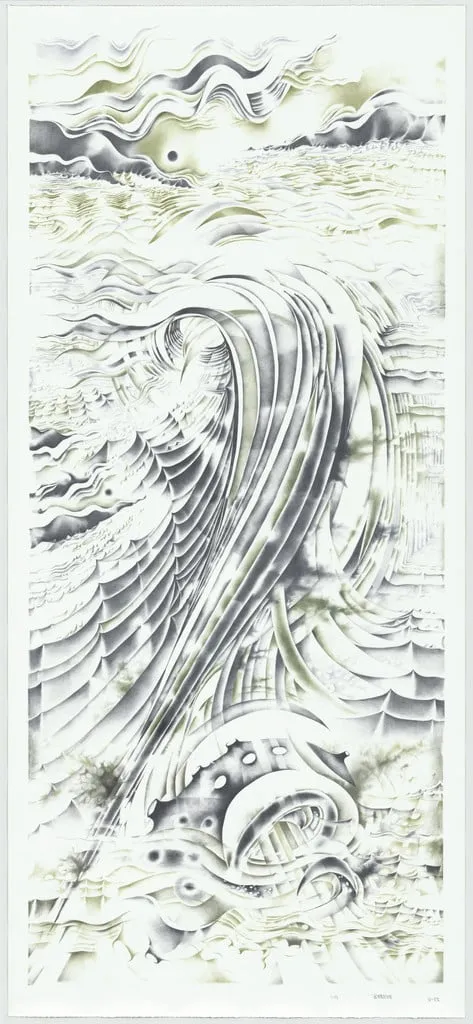 Untitled, by Lee Bontecou, ink, 1982