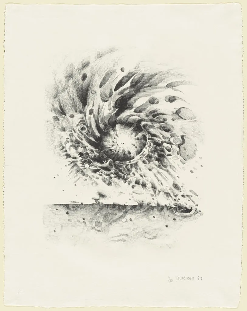 Untitled, by Lee Bontecou, ink, 1963