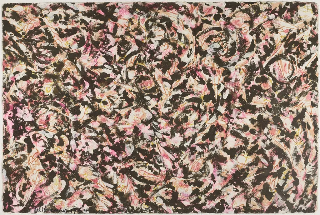 Untitled, by Lee Krasner, acrylic, 1964