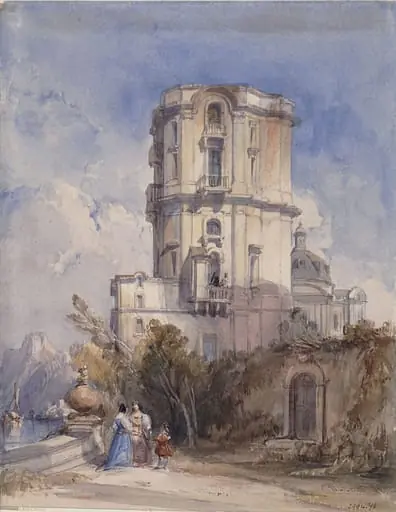 The Head of Lake Como, by Leitch