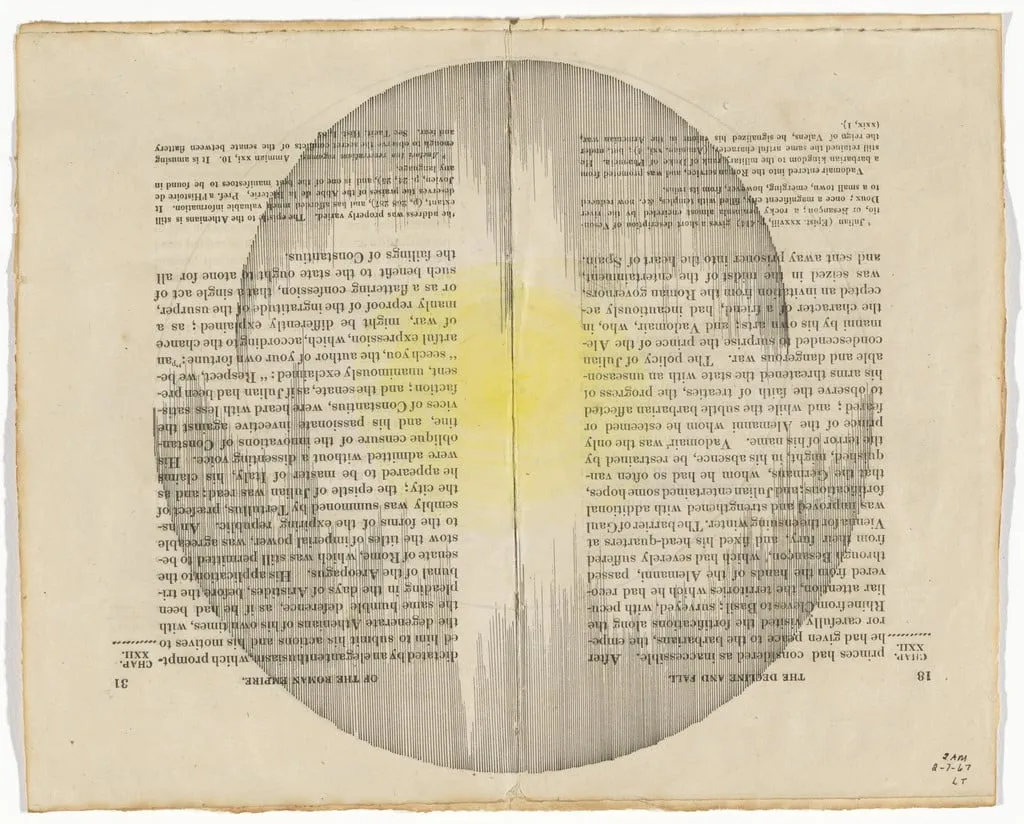 Untitled, by Lenore Tawney, graphite, 1967