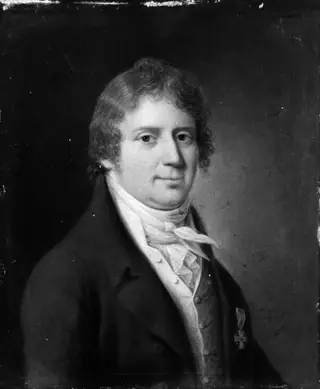 Lensgreve Adam Wilhelm Moltke til Bregentved, by Hans Hansen