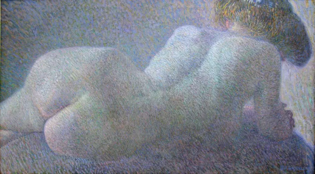 Reclining nude, by Leo Gestel