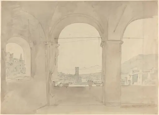 Panorama of Tivoli from a Loggia, by Leo von Klenze