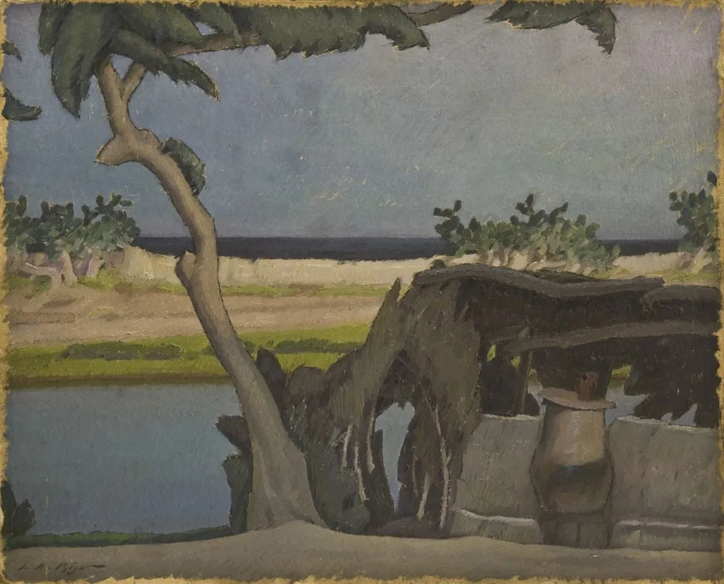 Peisaj, by Leon Alexandru Biju, 1949