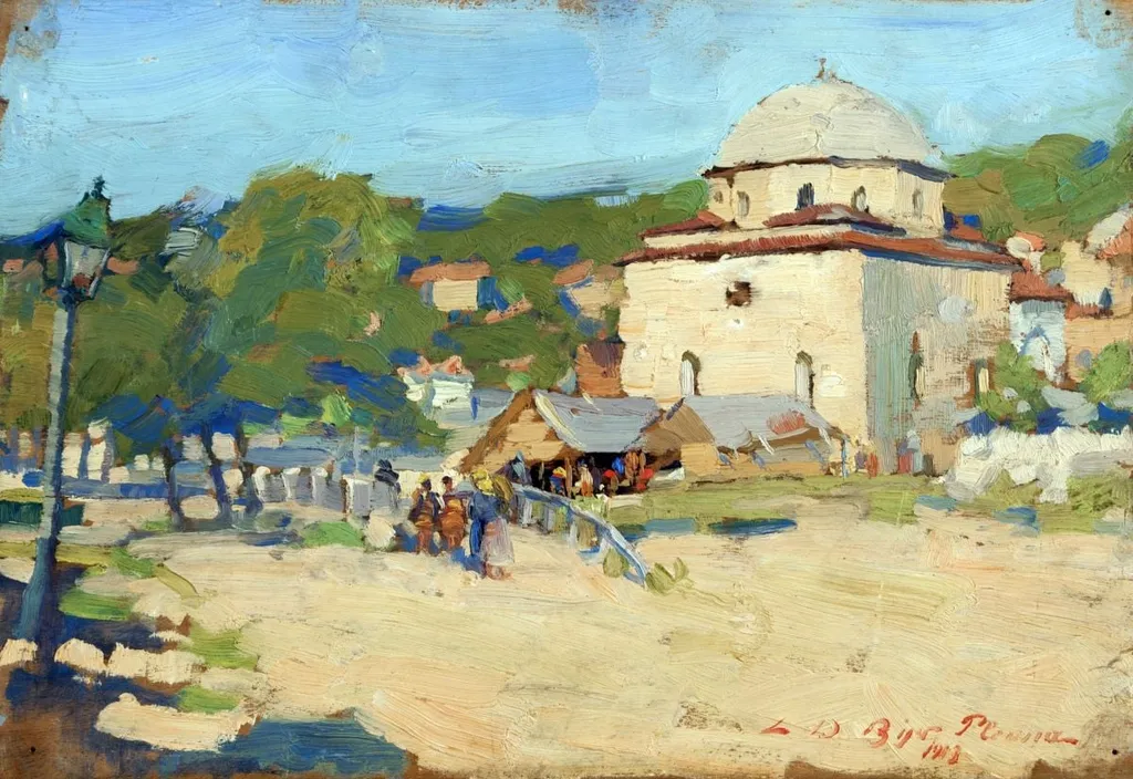 Peisaj oriental, by Leon Alexandru Biju, unspecified, 1913
