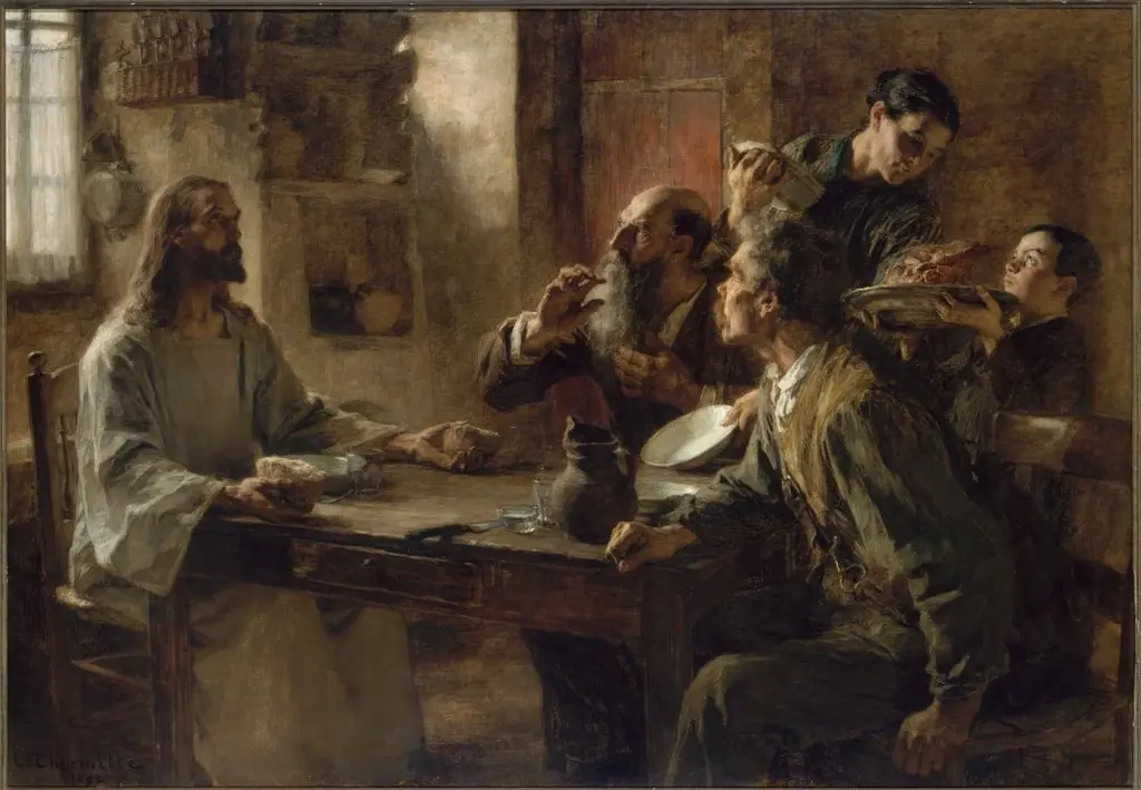 Friend of the Humble (Supper at Emmaus), by Léon Augustin Lhermitte