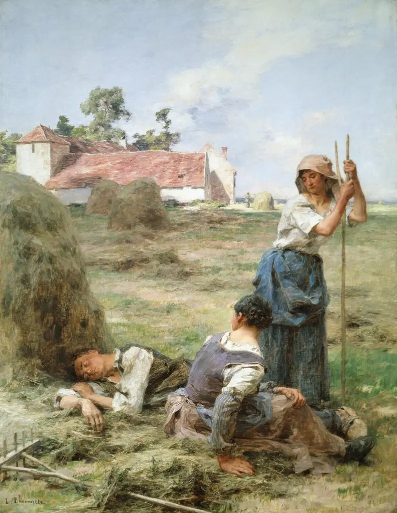 Harvesters at Rest, by Léon Augustin Lhermitte