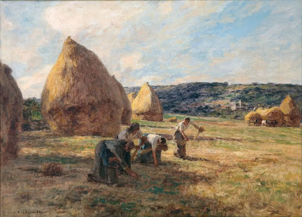 Les Glaneuses (Las espigadoras), by Léon Augustin Lhermitte