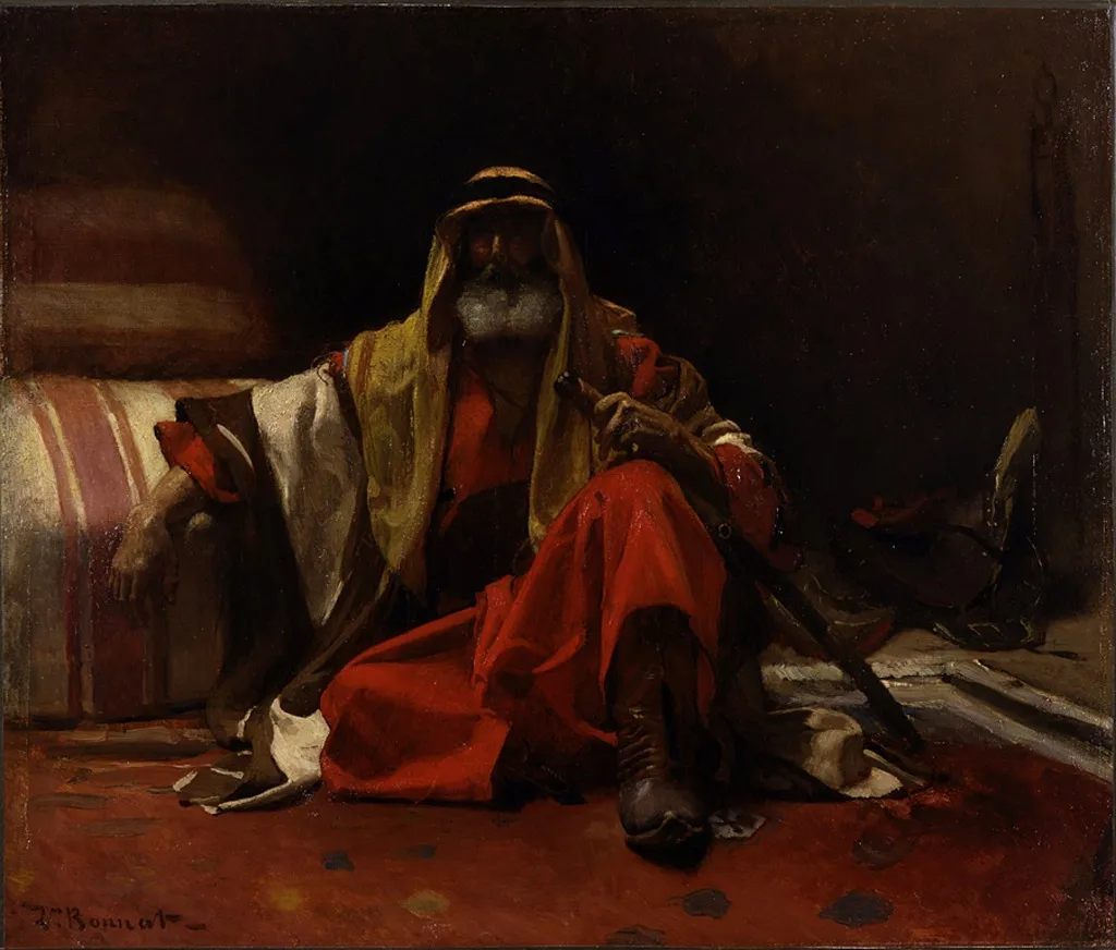 An Arab Sheik, by Léon Bonnat, oil, 1870