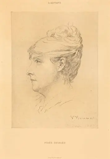Fidès Devriès, by Léon Bonnat