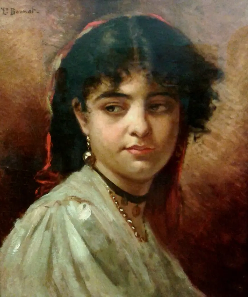 Head of a woman, by Léon Bonnat