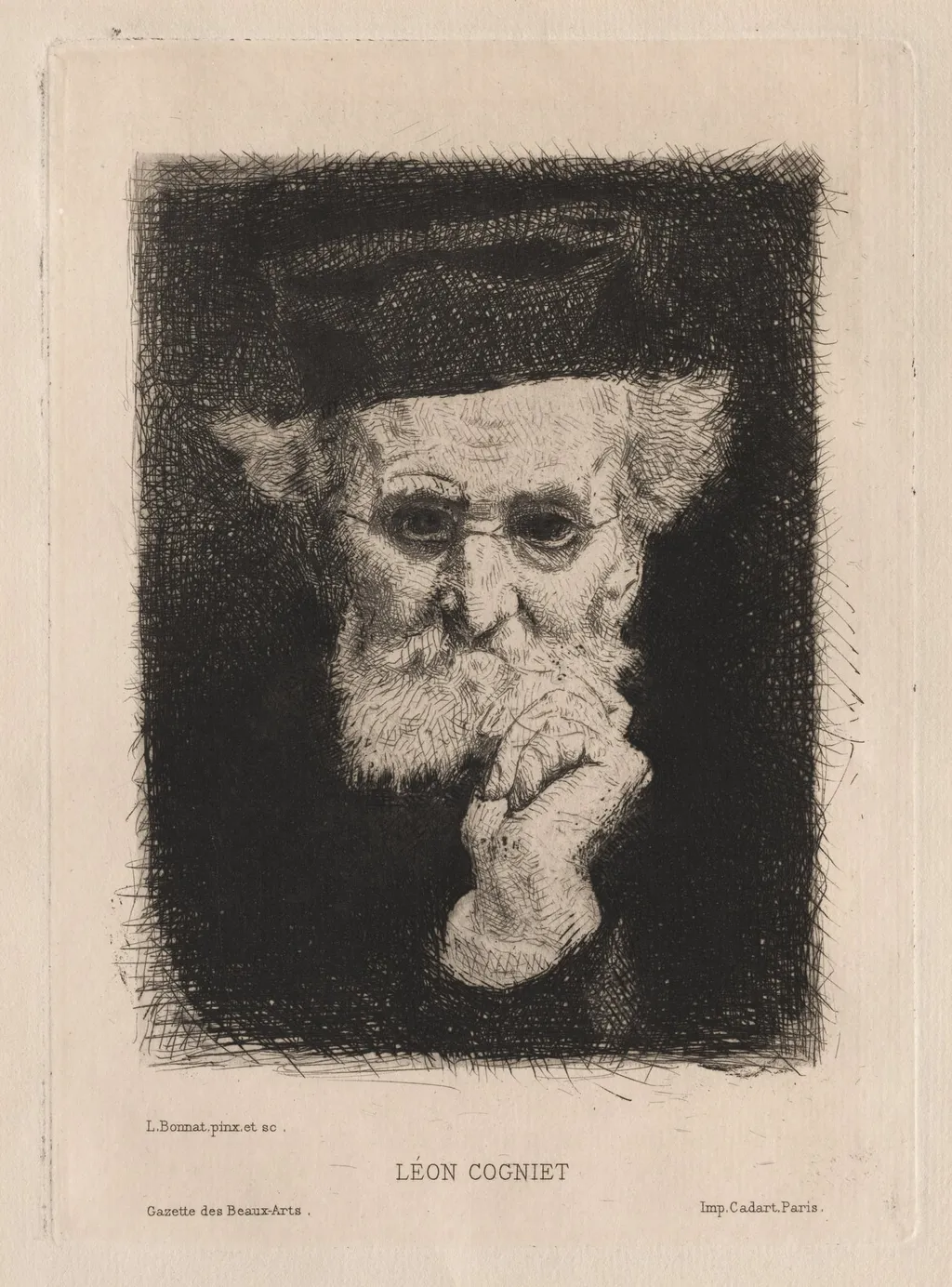 Léon Cogniet, by Léon Bonnat, 1881
