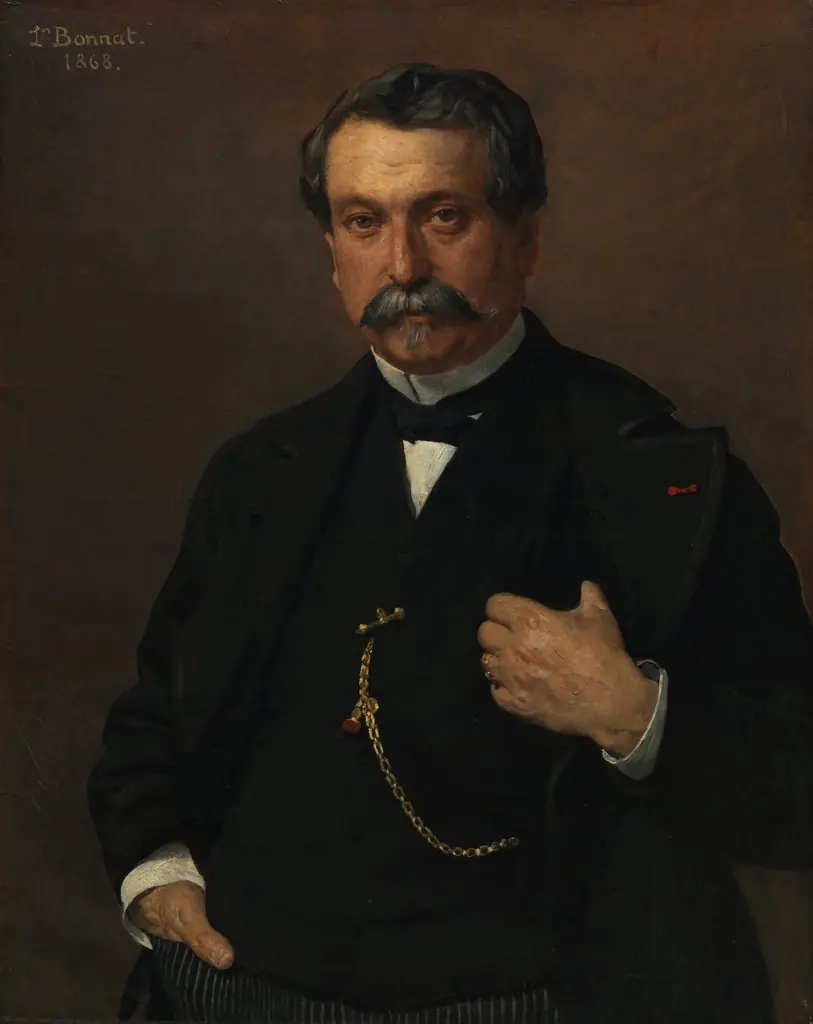 Portrait of Jean Léglise, Merchant, Mayor of Saint-Martin-de-Seignanx, by Léon Bonnat