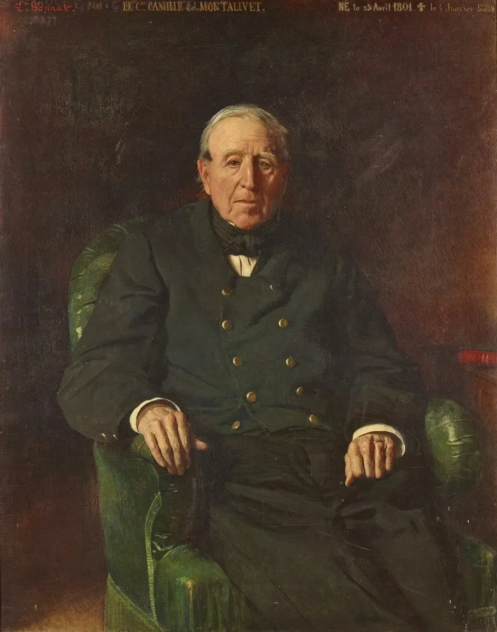Portrait of the count of Montalivet, by Léon Bonnat, oil, 1890